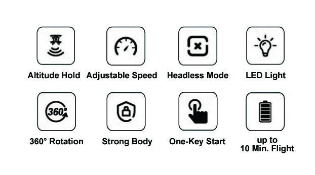 df-modells 9990 SkyWatcher 5in1 DIY Block Drohne - RTF NEU & OVP - Bild 3 von 4