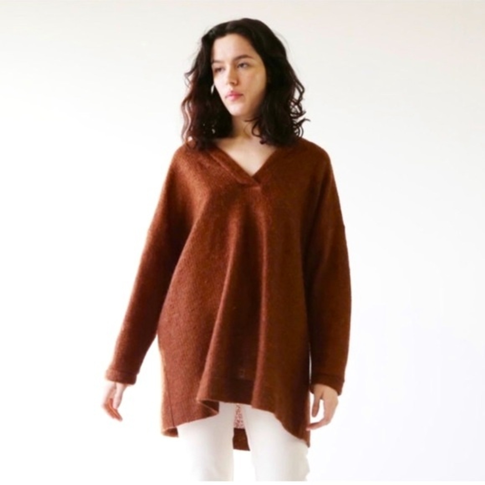 Hackwith Design House Pullover sweater Rust Size L - image 1