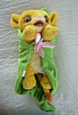 Disney Babies Simba Plush with Blanket 12" Soft  Clean Lion King