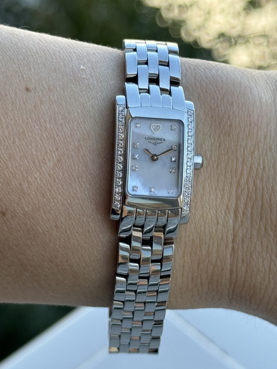 稀少 LONGINES(ロンジン) DolceVita Diamonds Ladies Watch Longines Dolce Vita Diamonds Watch MOP Dial Lady Swiss Made