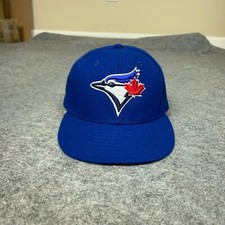 Toronto Blue Jays Men Hat 7 1/4 Blue 59Fifty New Era Fitted Baseball Cap MLB USA