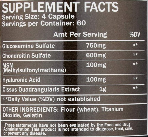 Formutech Nutrition Flexible Comprehensive Joint Health Formula 240 Capsules New - Picture 3 of 4