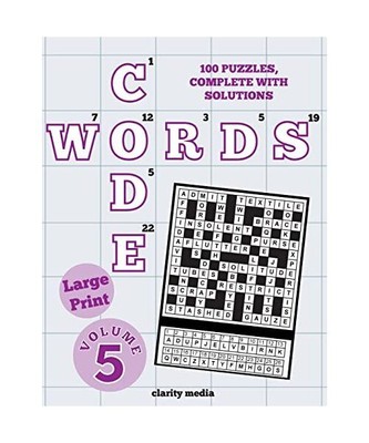 Large Print Code Words Volume 5, Clarity Media