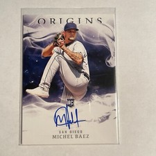 2020 Panini Chronicles Origins Signatures Michel Baez #39 Rookie Auto RC