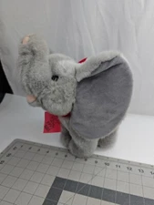 Gray Elephant Plush 11 Inch A&A Stuffed Animal Toy