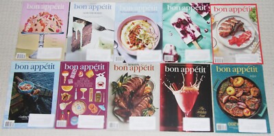  10 BON APPETIT APPÉTIT FOOD COOKING COCKTAIL magazines lot (MAR 2023-FEB 2024)