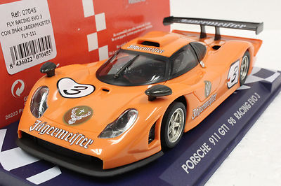 厳選スロットカー　FLY Porsche 911 GT1 :used Fly FLY-111 Racing Porsche 911 GT1-98 EVO 3 - Jagermeister, #3 1