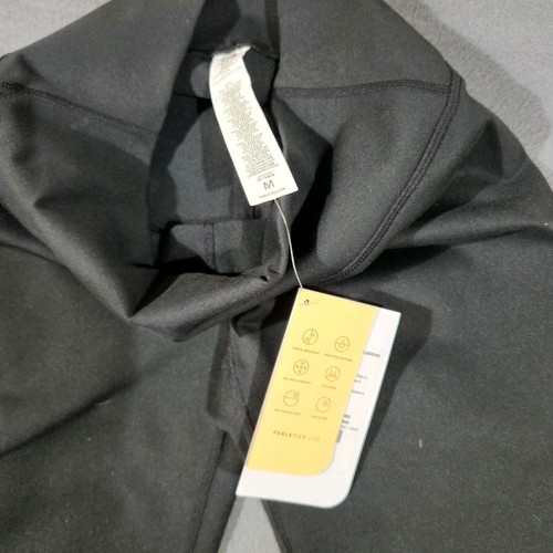 Fabletics High Waisted Powerhold Leggings Womens Size M Black Stretch Athleisure - Picture 2 of 14