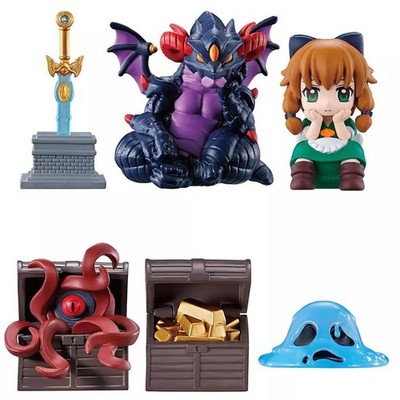 Komplettsatz 6 Machibouke Dungeon Hero und Dragon Castle