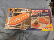 Moving Men Set of 8 Furniture Slides as Seen on TV 4 Giant Sliders 4 Mini NEW