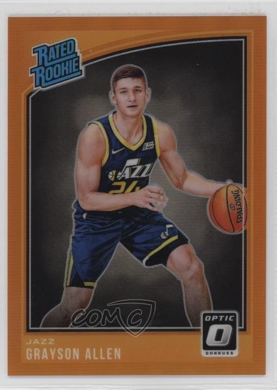 2018 Panini Donruss Optic Rated Rookie Orange Prizm /199 Grayson Allen #156 5e4