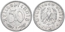 Deutschland - Deutsches Reich 50 Pfennig 1935-1944 Alu, 1,3g - Versch. Jahre