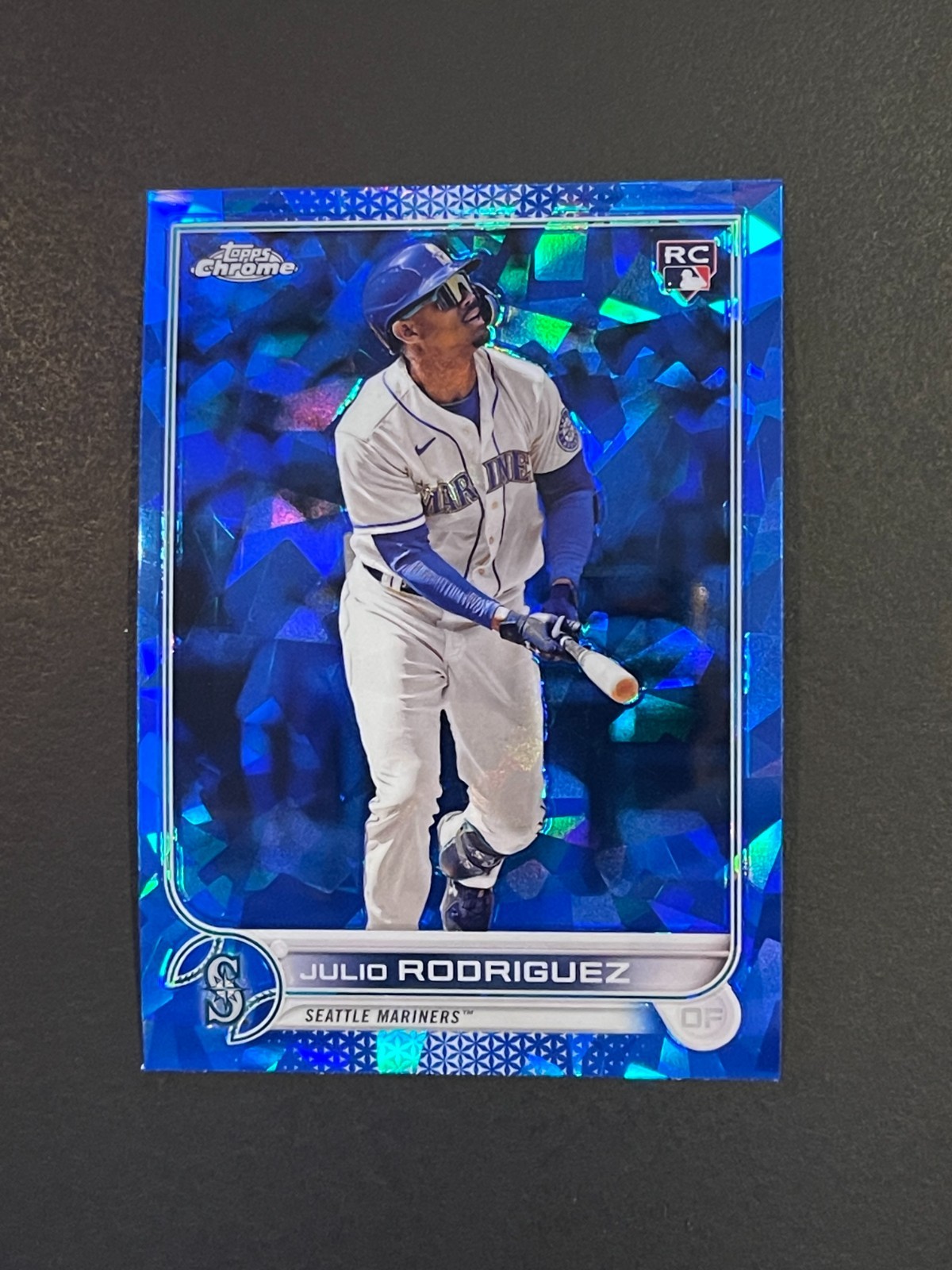 Julio Rodriguez #US44 (RC) 2022 Topps Chrome Update Series Sapphire Edition