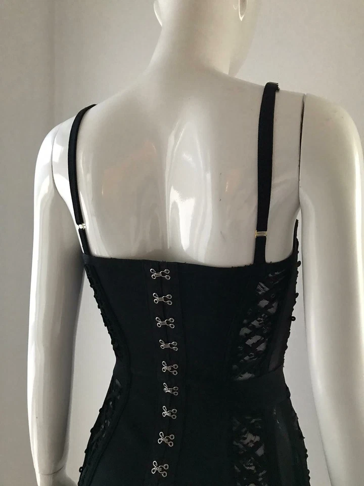 Vestido midi de encaje transparente Dupe* Agent Provocateur talla S/8 lencería vestidos de noche Foto 3 de 4