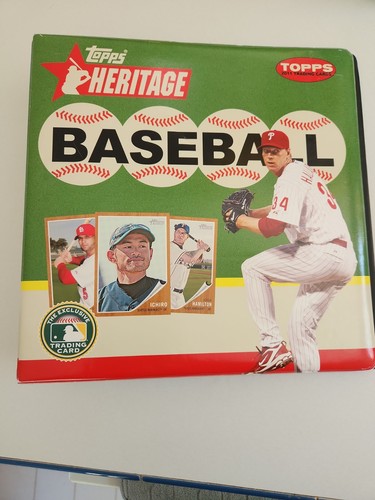 2011 Topps Heritage Baseball Card Collector Binder - Empty Album Ichiro Hamilton