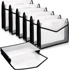 8 Pezzi Cartelle Portadocumenti A4, Busta Portadocumenti A4, Cartella Portadocum