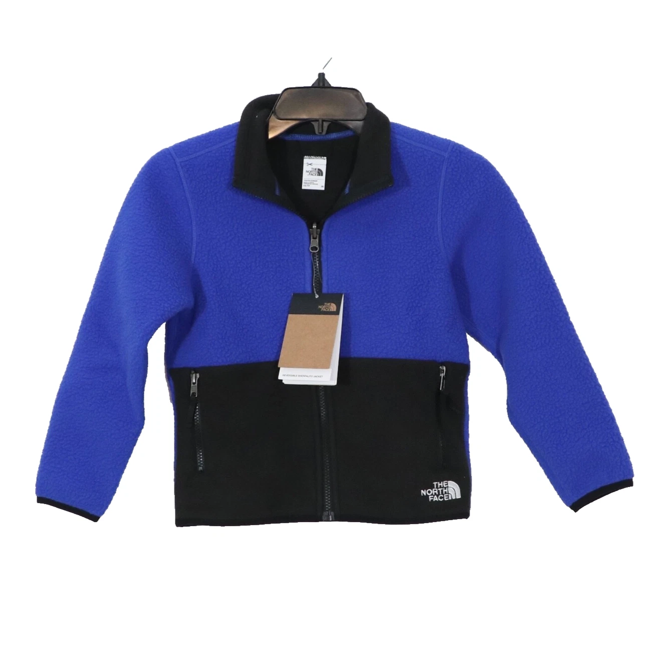 THE NORTH FACE Youth Reversible Sherpalito Jacket, TNF Blue, Youth XS NEW