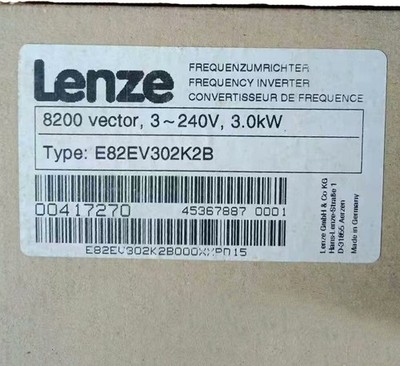 E82EV302K2B NEW LENZE E82EV302_2B Inverter 8200 Vector 3-400V 3.0kW