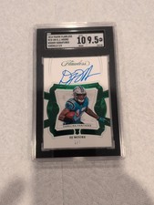 2018 Panini Flawless Flawless Rookie Signatures D.J. Moore SCG 9.5
