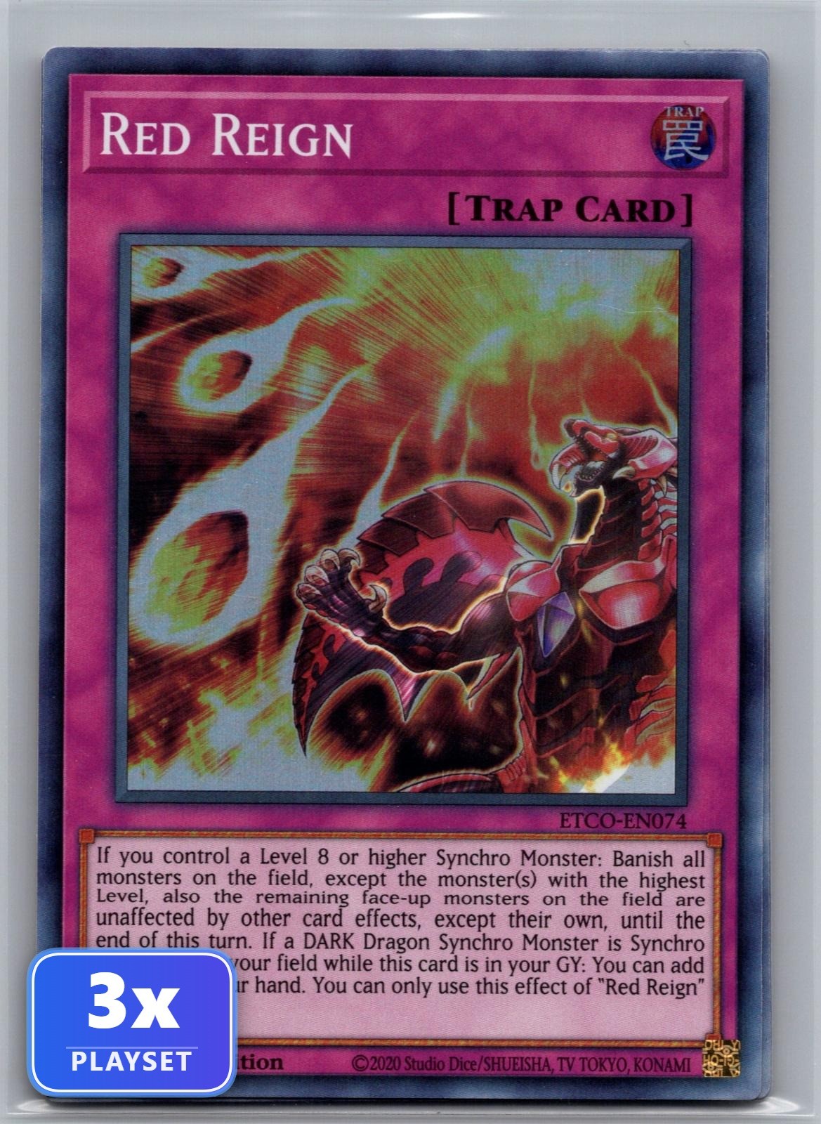 Red Reign ETCO-EN074 SR 1st Edition NM