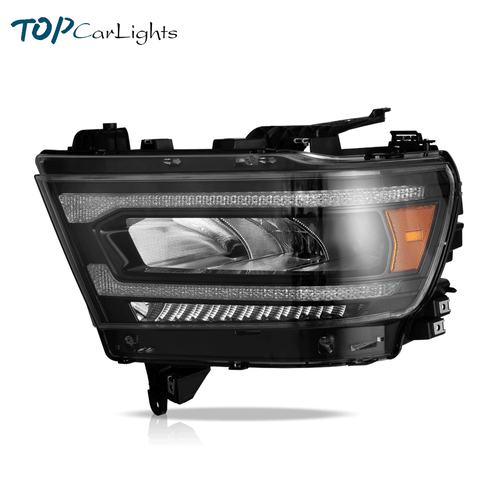 VLAND Full LED Reflector Headlights For 2019-2014 Dodge RAM 1500 w/Sequential - Picture 2 of 17