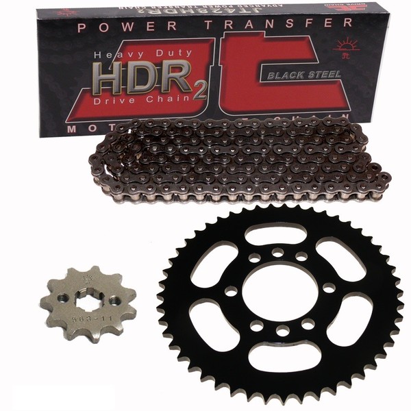 Kettensatz Yamaha DT 125 LC 82-84 Kette JT 428 HDR 118 Offen 14/49-image