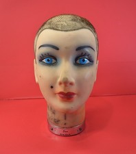 Realistic Female MANNEQUIN Head w/Detailed Face For Display, Cosmotology