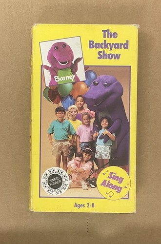 VHS Barney The Backyard Gang Video w/ Sandy Duncan Vintage Barney Rare