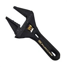 Fujiya Tools  FLS-28-BG  Adjustable Wrench Short Type  Black & Gold color-