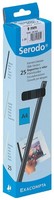 25 Exacompta Klemmschiene Serodo, A4, 9 Mm, Schwarz