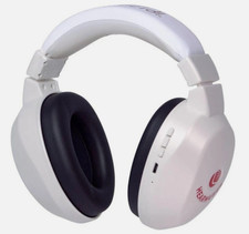 Lucid Audio Bluetooth Wireless Hearmuffs for Kids 5-10 WHITE
