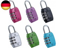 Schloss mit Zahlencode, 6 Packungen 3 Stelliges Anti-Rost Wetterfeste