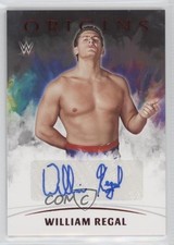 2022 Panini Chronicles WWE Origins Auto Red William Regal #OA-WRG Auto a2v