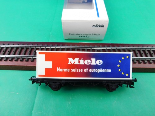 C06 Märklin H0 Güterwagen 84482,2 SoMo Containerwagen Miele OVP | Zustand: Gebraucht