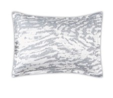 Matouk Serengeti Standard Sham 100 Jacquard Sea Blue New