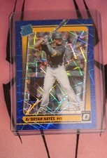 2021 Panini Donruss Optic - Rated Rookie Ke'Bryan Hayes #43 Blue Velocity Prizm