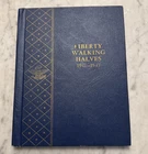 Walking Liberty Half Dollar 1941 - 1947 Archival Whitman Album #9424