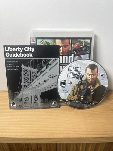 GTA Grand Theft Auto IV 4 (PlayStation 3, PS3, 2008) - No Map