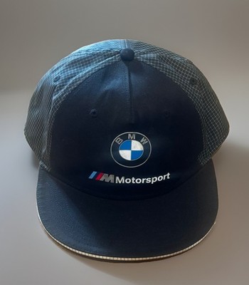 Puma x BMW M Motorsport Black Cap Hat Logo Adjustable Strapback