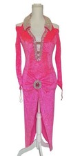 Latin Dance Dress Competition Quality Rhinestones Small 0-2