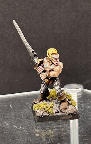 Citadel  Miniature Painted Wood Elf  Wardancer D&D  B/X WHFRP Wood Elf Oop 80s