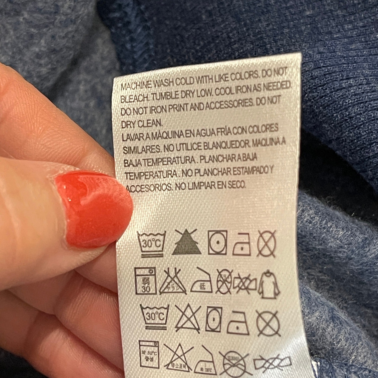 HOOEY Hoodie Sweatshirt XL Taos Heather Navy Southwest Aztec Western Rodeo NEW