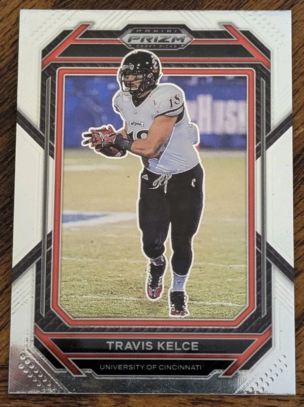 2023 Panini Prizm Draft Picks Silver Prizm #95 Travis Kelce Cincinnati Bearcats