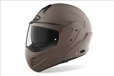 Airoh Mathisse Modular Helmet Bronze Matt Motorcycle Scooter Folding Flip Up
