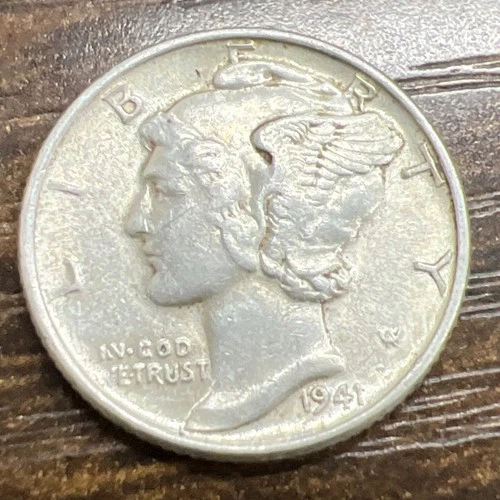 1941 Mercury Dime Actual Coin Good Value Checkout My Store Item