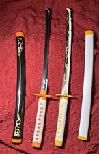 40.5 Shinobu Kocho Nichirin Katana Fantasy Anime Demon Slayer Bundle