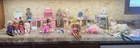 HUGE LOT! VTG Mattel Barbie Lot Of 17 Dolls w/ Clothing, Accessories Kitchen