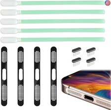 13 Pcs USB C Dust Plug Speaker Mesh Kit, Premium Durable Silicone and Aluminum