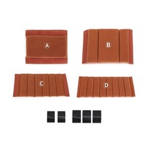 4PCS Camera Bag Case Camera Lens Insert Partition Divider Protection Pad Part