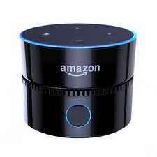 Wireless Battery Base for Echo Dot 2nd Generation - Portable Power, Black Plus